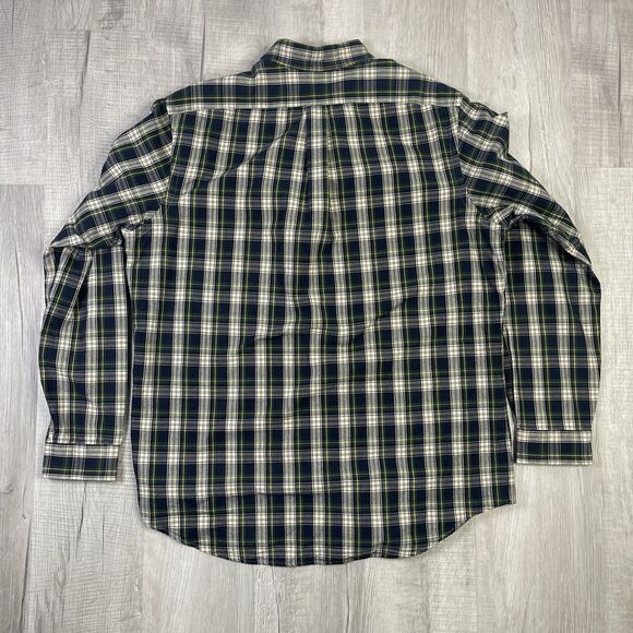 Polo Ralph Lauren XL Green/Blue Plaid Classic Fit Long Sleeve EUC Button Down O - Picture 10 of 10